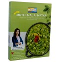 Hrášek s tomatou a špenátem (Methi Malai Matar) 280g Ashoka