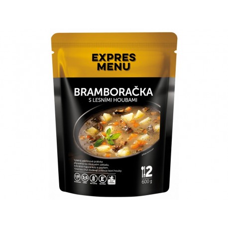 Bramboračka s lesními houbami 2 porce Expres Menu